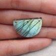 Natural Labradorite Gemstone Three Holes Pendant Bead Hot on Sale