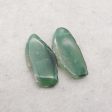 2 PCS Nugget (Rough Sides) Natural Green Chalcedony Gemstone ,28x14x4mm, 7g Online Hot Sale