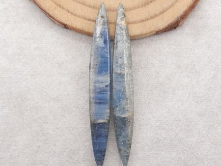 Natural Blue Kyanite Gemstone Earring Beads, Semi-Precious Gemstones For Jewelry Making Online now