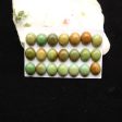 21 PCS Natural Turquoise Cabochons 11*9*4mm, 13g Supply