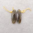 Natural Labradorite Gemstone Earring Pair Matched Gemstone Beads Online