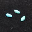 3 PCS Natural Turquoise Cabochons 12*6*3mm, 1.6g Cheap