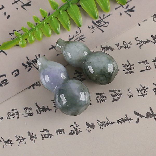 2 PCS Carved Natural Jade Gemstone Pendant Bead,Unique Pendant for Necklace,Jewelry DIY Making,30x14mm,30x15mm,19g For Cheap