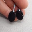 Natural Obsidian Earring Beads 19*12*3mm, 2.8g For Discount