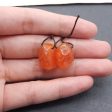 1 Pair Nugget (Rough Sides) Natural Red Agate Earring Beads,Gemstone For Jewelry DIY Making,18×12×10mm,6.4g Fashion