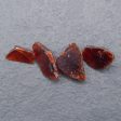 4 PCS Natural Garnet Gemstone Cabochons,22x10x7mm,15x8x5mm,8.2g Hot on Sale