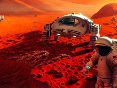 Mars Maned Exploration, Artist s Concept Online now