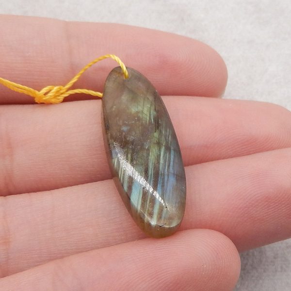 Natural Labradorite Gemstone Earring Pair Matched Gemstone Beads Online