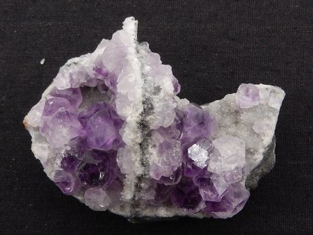 Natural Amethyst Rough Stone Specimen,Purple Raw Rough Crystal Specimen, Mineral Specimen, 82x61x52mm,206.5g For Discount