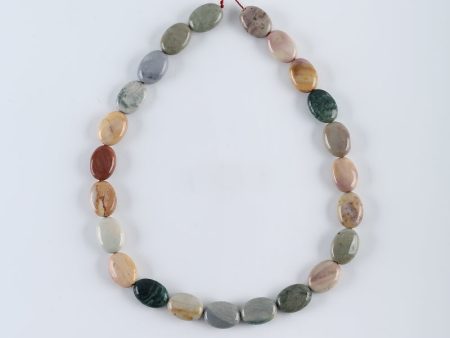 1 Strand 16 Inch Natural Multi-Color Picasso Jasper Gemstone Necklace on Sale