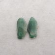 2 PCS Nugget (Rough Sides) Natural Green Chalcedony Gemstone ,28x14x4mm, 7g Online Hot Sale