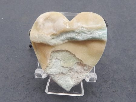 New Natural Drusy Hemimorphite Heart Gemstone Pendant Bead, Popular Side Drilled Pendant For DIY Making, 35×33×15mm, 23.3g Online