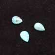 3 PCS Natural Turquoise Cabochons  13*9*3.5mm, 1.7g Hot on Sale