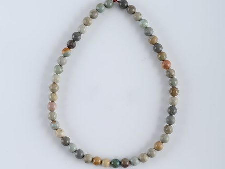 1 Strand 16 Inch Natural Multi-Color Picasso Jasper Gemstone Necklace Discount