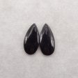 Natural Obsidian Gemstone Earring Beads, Gemstone Earring Pair Supply