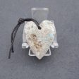 New Natural Hemimorphite Heart Gemstone Pendant Bead, Popular Side Drilled Pendant For DIY Making,Gemstone For Jewelry Cabochon Making, 31×25×9mm, 9.3g on Sale