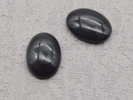 Natural Obsidian Cabochons Paired 19*9*4mm, 1.6g Online