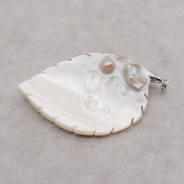 Natural M.O.P (Mother Of Pearl) Gemstone Pendant Bead For Cheap