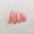 4 PCS Natural Argentina Rhodochrosite Cabochons,24x8x5mm,17x8x3mm,2.8g Discount