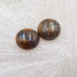 Natural Dendritic Agate Cabochons Paired 10x4mm, 1.5g Cheap