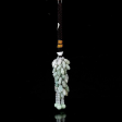 Bottle Shaped Beads Green Jade Car Charm Tassel Car Pendant on Sale