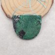 Natural Chrysocolla Gemstone Double Hole Pendant Bead Online now