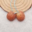 Nugget (Rough Sides) Natural Red Agate Gemstone Earring Beads Online