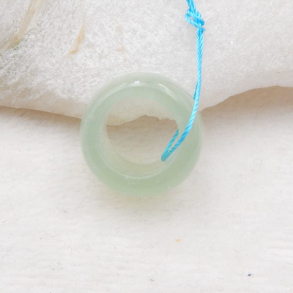 Natural Nephrite Jade Pendant Bead, 20x11mm, 5.2g Online