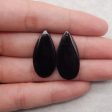 Natural Obsidian Gemstone Earring Beads, Gemstone Earring Pair Supply