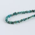 1 Strand 16-18 Inch Natueal Turquoise Gemstone Necklace,925 Sterling Silver Findings, 5x4x2mm,9x7x2mm,18.7g Online