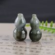 2 PCS Carved Natural Jade Gemstone Pendant Bead,Unique Pendant for Necklace,Jewelry DIY Making,30x14mm,30x15mm,19g For Cheap