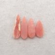 4 PCS Natural Argentina Rhodochrosite Cabochons,24x8x5mm,17x8x3mm,2.8g Discount