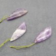 3 PCS Natural Amethyst Pendant Beads 39×14×4mm, 10.1g For Cheap