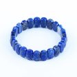 Natural Lapis Lazuli Bracelet 14*9*6mm, 21cm length, 38.5g Hot on Sale