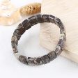 Natural Mushroom Jasper Bracelet 14*9*6mm, 21cm length, 32.7g Discount