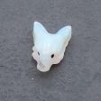 Opalite Carved wolf head Pendant Bead 23*17*9mm, 3.8g Discount