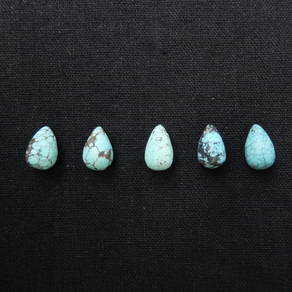 1PC Natural Turquoise Pendant Bead 13x9mm, 14x9mm Supply