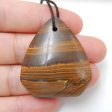 1 PC Natural Boulder Opal flat-back Pendant Bead Supply