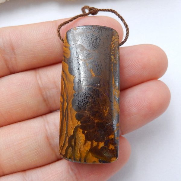 1 PC Natural Boulder Opal Pendant Bead Discount