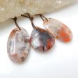 3 PCS Natural Agate Pendant Beads 29x17x6mm, 23x20x7mm, 12.6g Online Sale