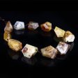 11 PCS Natural Yellow Opal Pendant Beads 34x19x16mm, 23x17x13mm, 87g Online