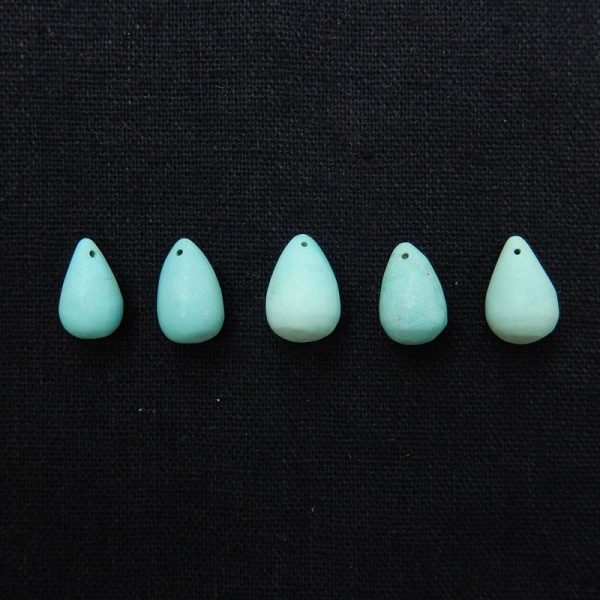 1 PC Natural Turquoise Pendant Bead 14x8mm, 15x9mm For Cheap