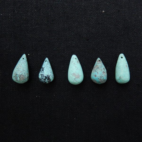 1 PC Natural Turquoise Pendant Bead 18x10mm, 18x9mm Cheap