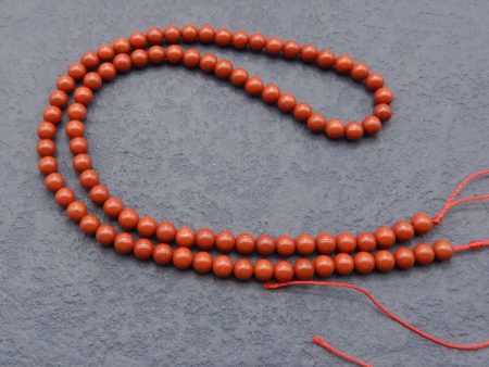 1 Strand Natural Red River Jasper Beads for Bracelet 4mm, 15.7 inches length, 11.5g Hot on Sale