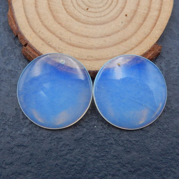 Opalite Earring Beads 26x26x4mm, 8.3g Online Sale