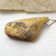 Natural Yellow Opal Pendant Bead 60x36x17mm, 31.5g Online now