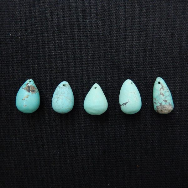 1 PC Natural Turquoise Pendant Bead 14x9mm, 16x8mm Sale