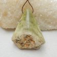 Natural Yellow Opal Pendant Bead 57x40x17mm, 33.6g For Discount