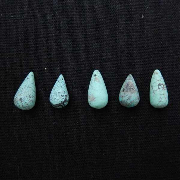 1 PC Natural Turquoise Pendant Bead 18x10mm, 18x9mm Cheap