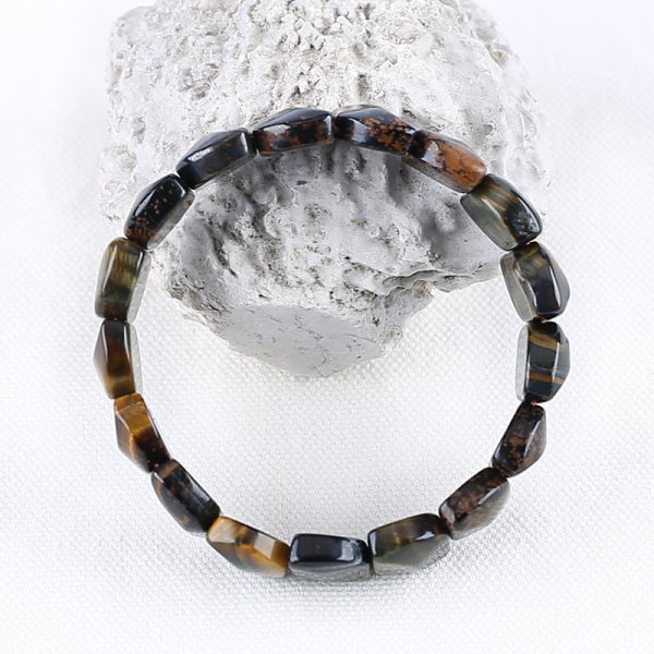 Natural Tiger s Eye Bracelet 16*12*6mm, 19cm length, 39g on Sale